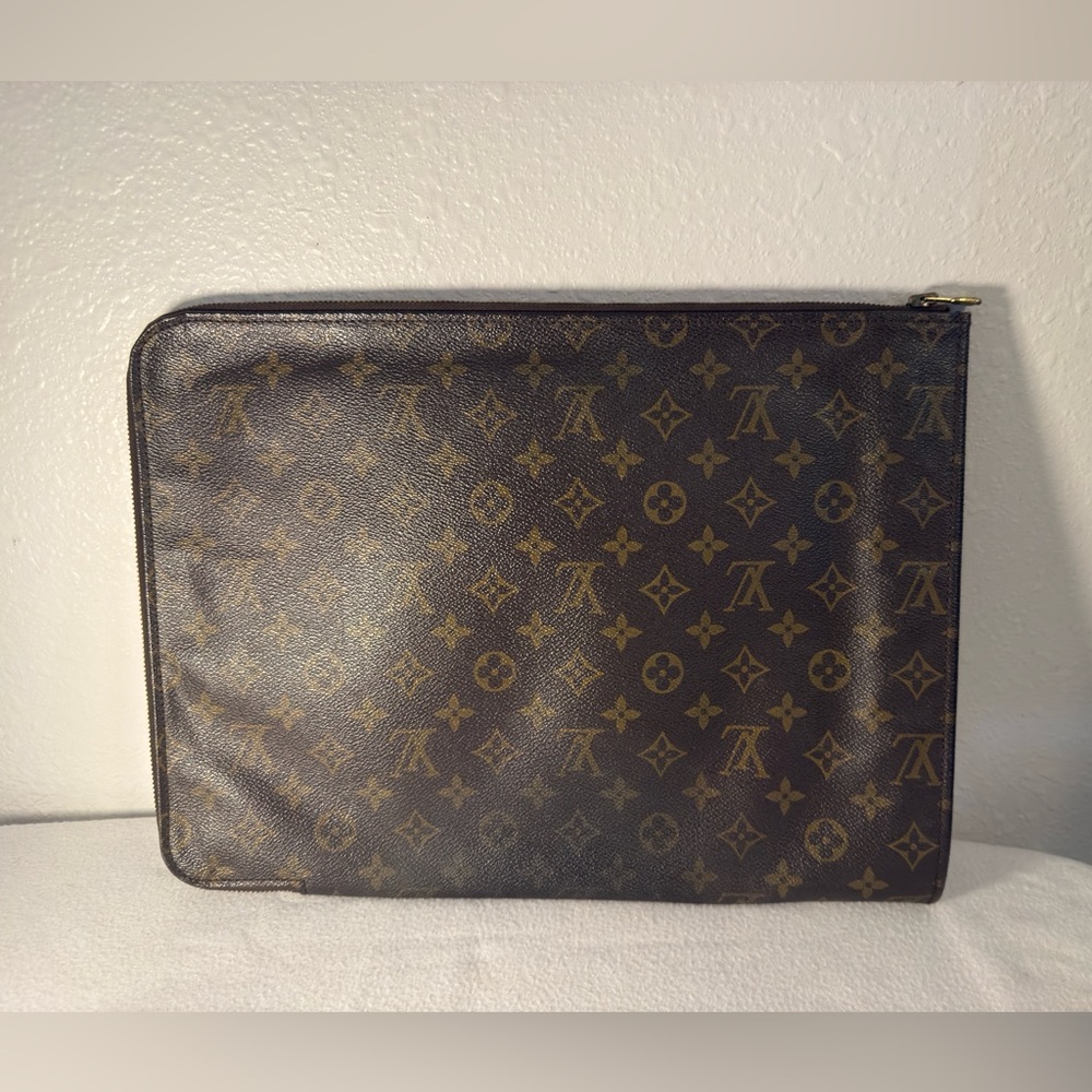 Louis Vuitton Dark Brown Monogram Laptop Bag